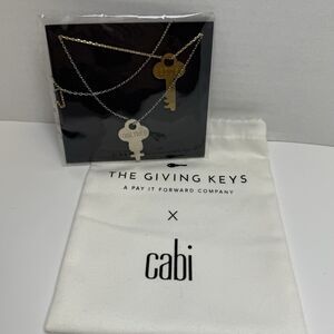Cabi The Giving Keys Tribute Necklace New